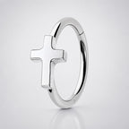 ETSY 4539854484 | IMAGE 8 | Titanium Celestial Motif Septum Clicker