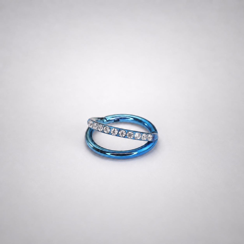 ETSY 4540710263 | IMAGE 7 | Titanium Double Layer CZ Septum Clicker