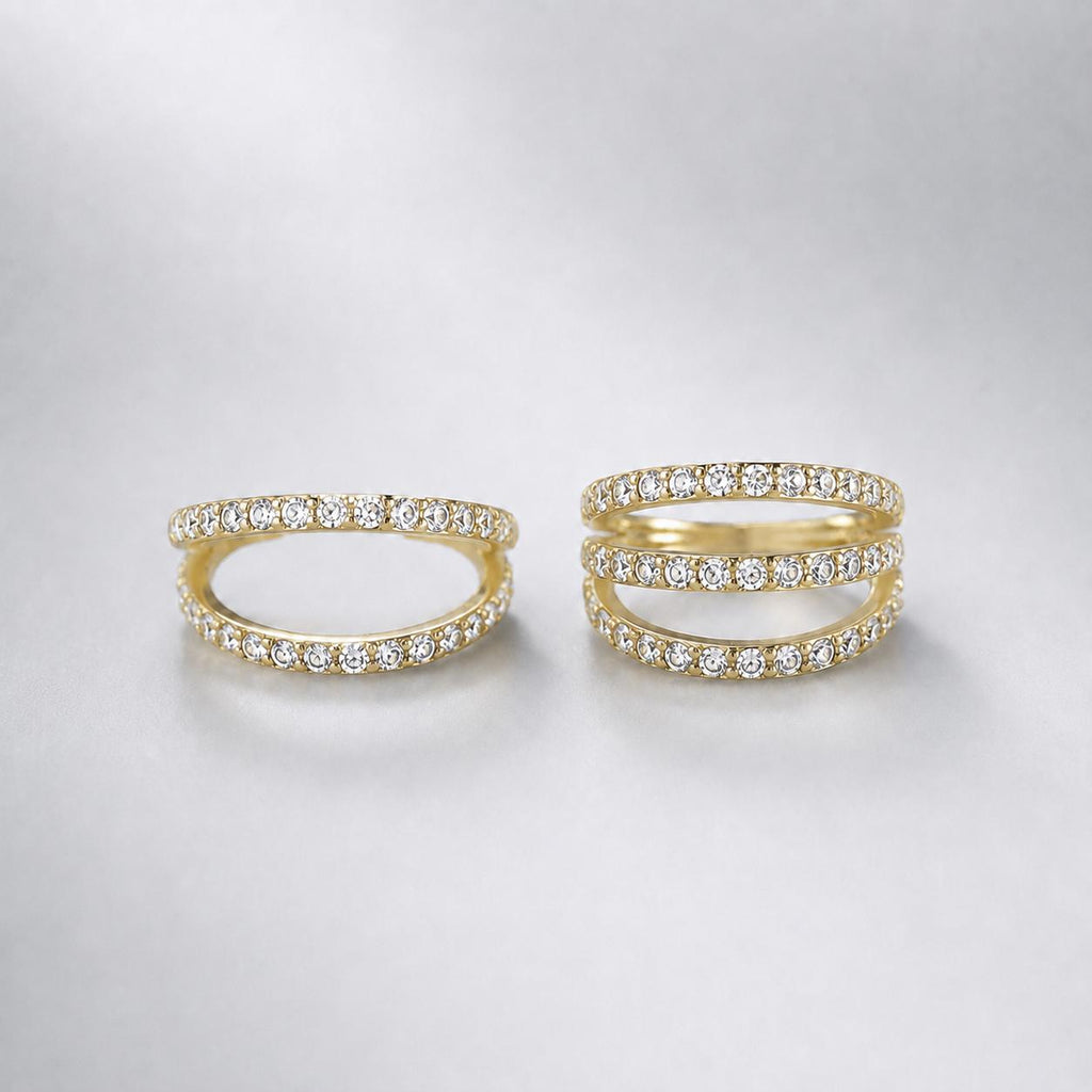 ETSY 4540752038 | IMAGE 15 | Titanium Double & Triple Row CZ Septum Clicker