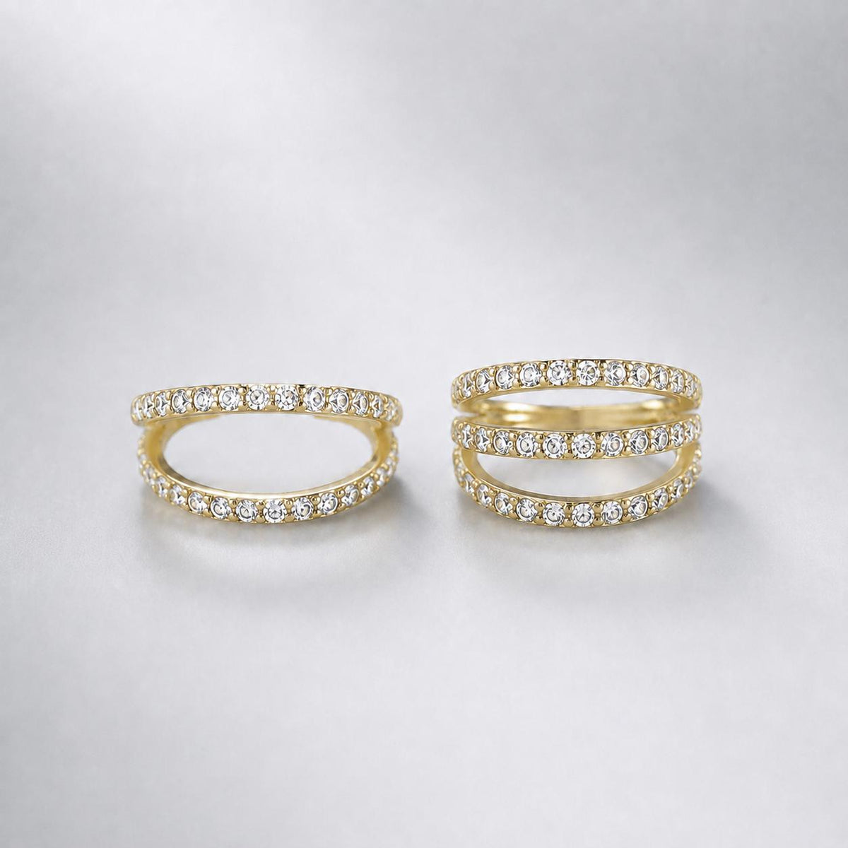 ETSY 4540752038 | IMAGE 15 | Titanium Double & Triple Row CZ Septum Clicker