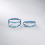 ETSY 4540752038 | IMAGE 9 | Titanium Double & Triple Row CZ Septum Clicker