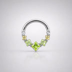 ETSY 4546021452 | IMAGE 6 | Titanium Gradient Square Gem Septum Clicker