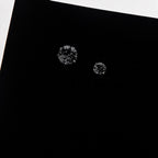 Smoky Black Moissanite Flat Back Stud - product image 5