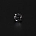 Smoky Black Moissanite Flat Back Stud - product image 7