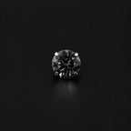 Smoky Black Moissanite Flat Back Stud - product image 7