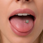 Neon Jelly Titanium Barbell detail 2