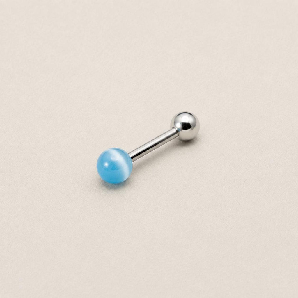 Silky Cat Eye Titanium Barbell detail 8