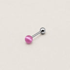 Silky Cat Eye Titanium Barbell detail 11