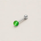 Silky Cat Eye Titanium Barbell detail 13