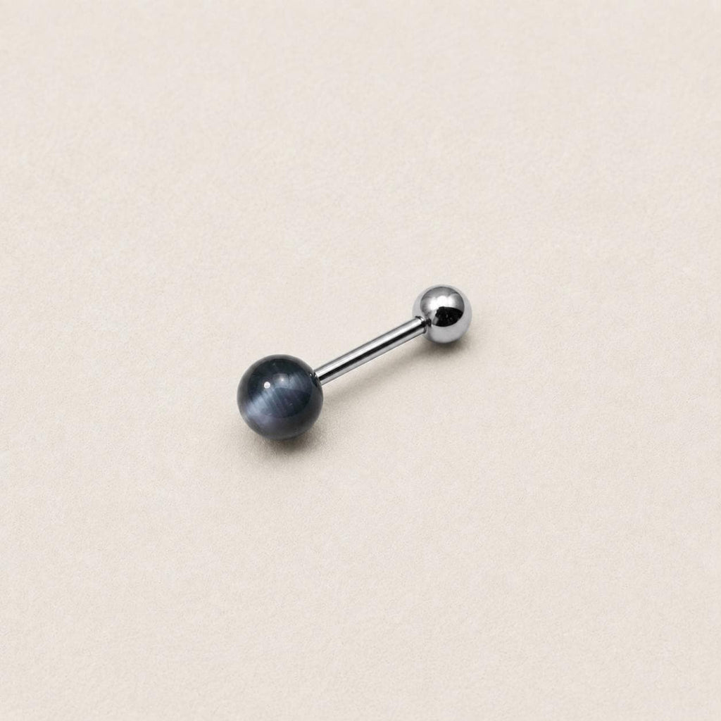 Silky Cat Eye Titanium Barbell detail 15