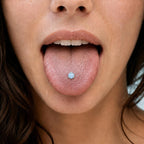 Pastel Opalite Titanium Barbell detail 2