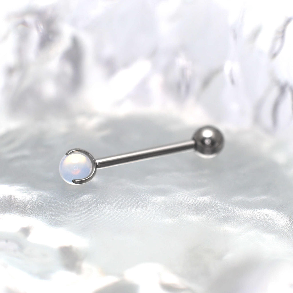 Pastel Opalite Titanium Barbell detail 9