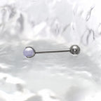 Pastel Opalite Titanium Barbell detail 10