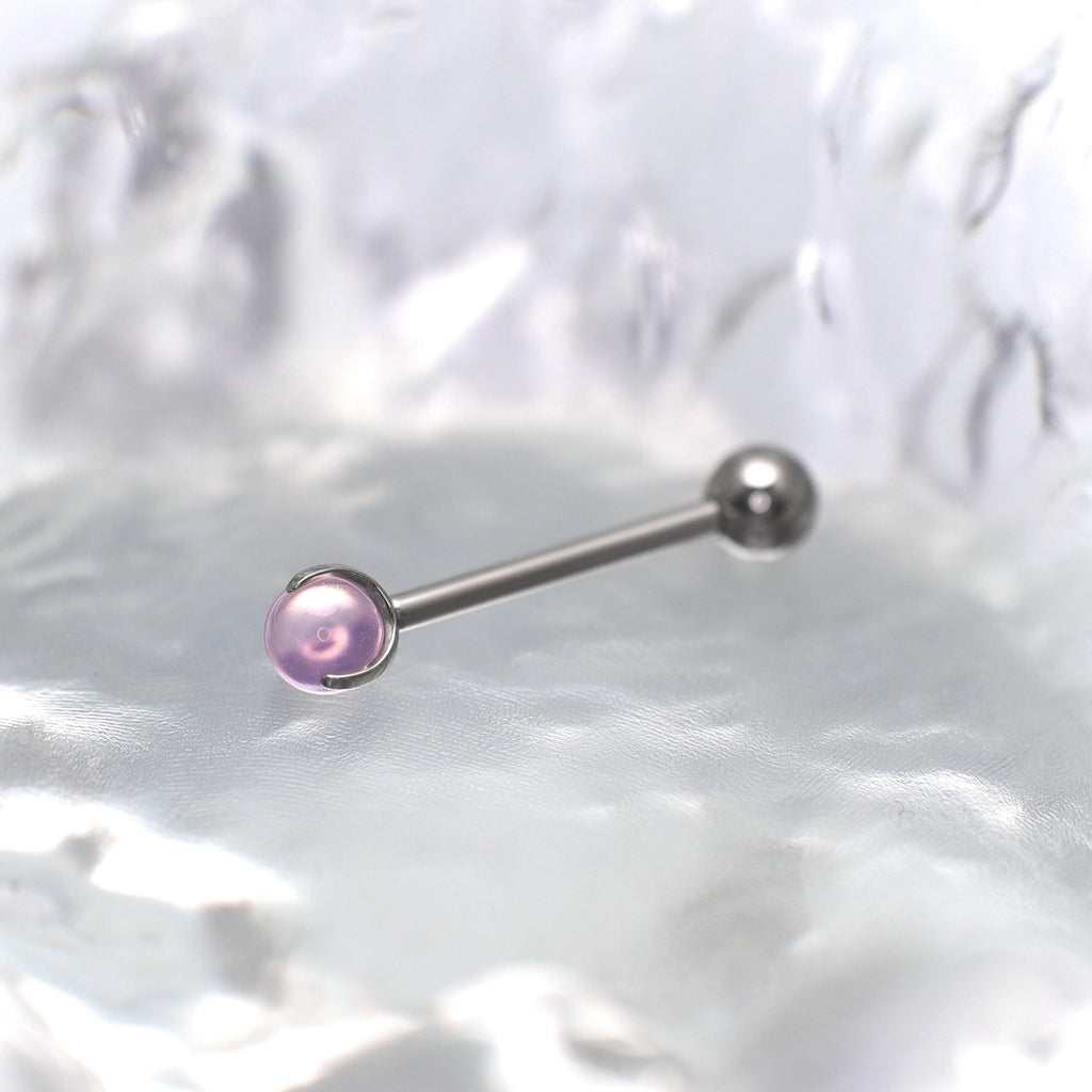 Pastel Opalite Titanium Barbell detail 12