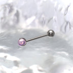 Pastel Opalite Titanium Barbell detail 12