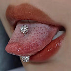 Crystal Disco Ball Titanium Barbell detail 3