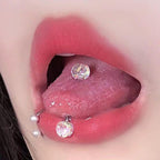 Glitter Resin Titanium Barbell detail 2