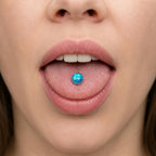 Mermaid Scale Titanium Barbell detail 4
