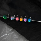 Mermaid Scale Titanium Barbell detail 5