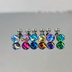 Mermaid Scale Titanium Barbell detail 7