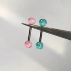Stardust Glitter Titanium Barbell detail 5