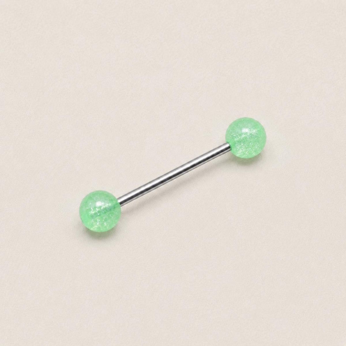 Stardust Glitter Titanium Barbell detail 10