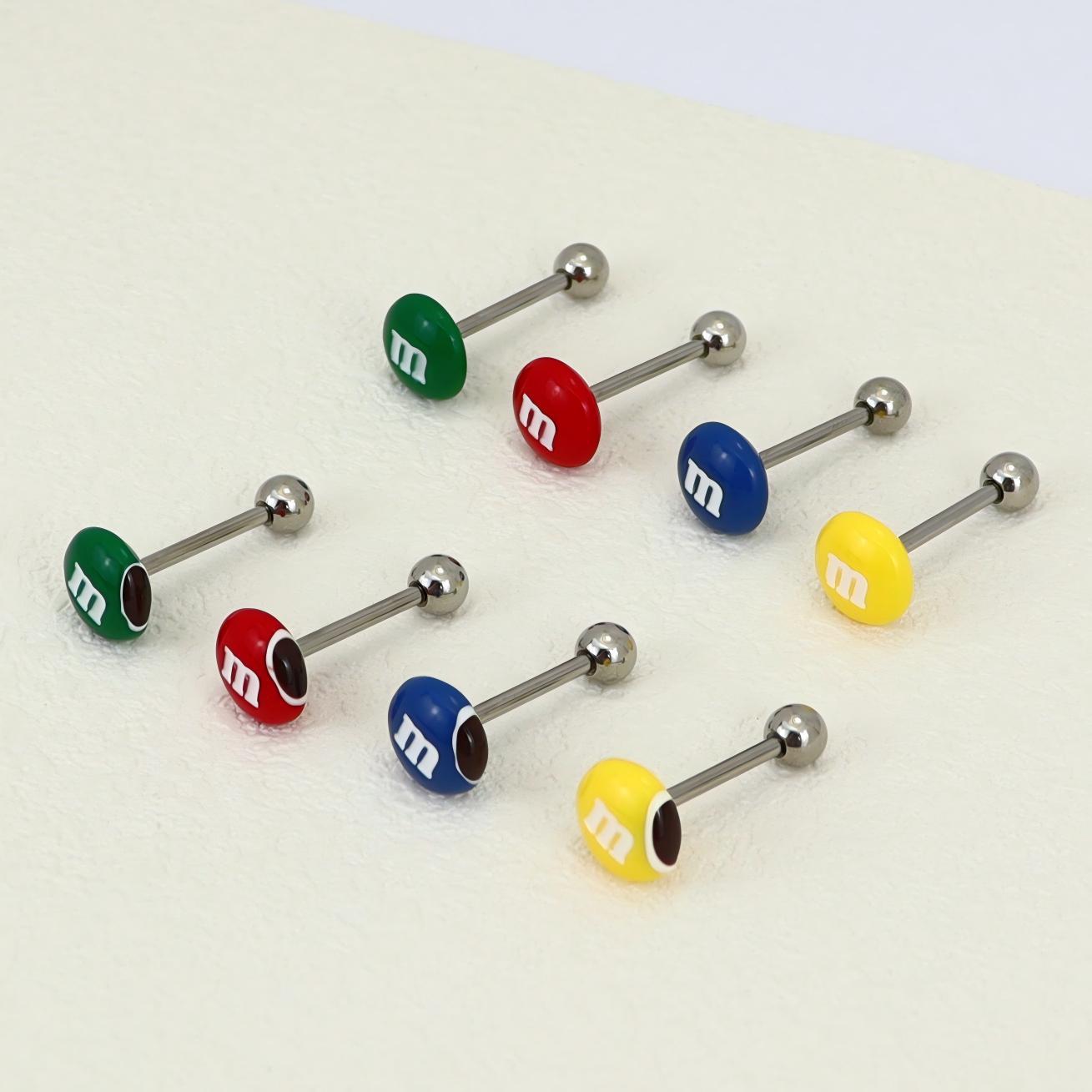 Candy M Titanium Barbell detail 3
