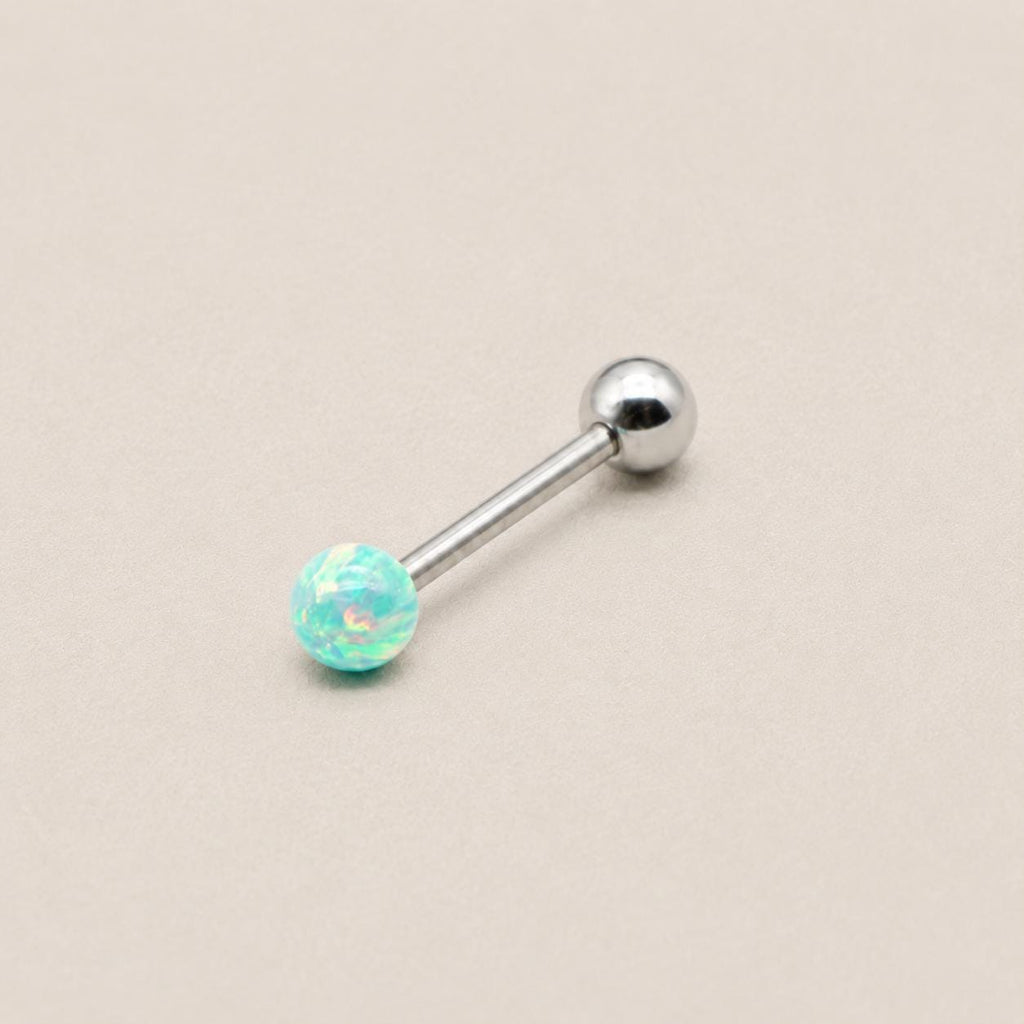 Fire Opal Titanium Barbell detail 7