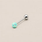 Fire Opal Titanium Barbell detail 7