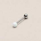 Fire Opal Titanium Barbell detail 9