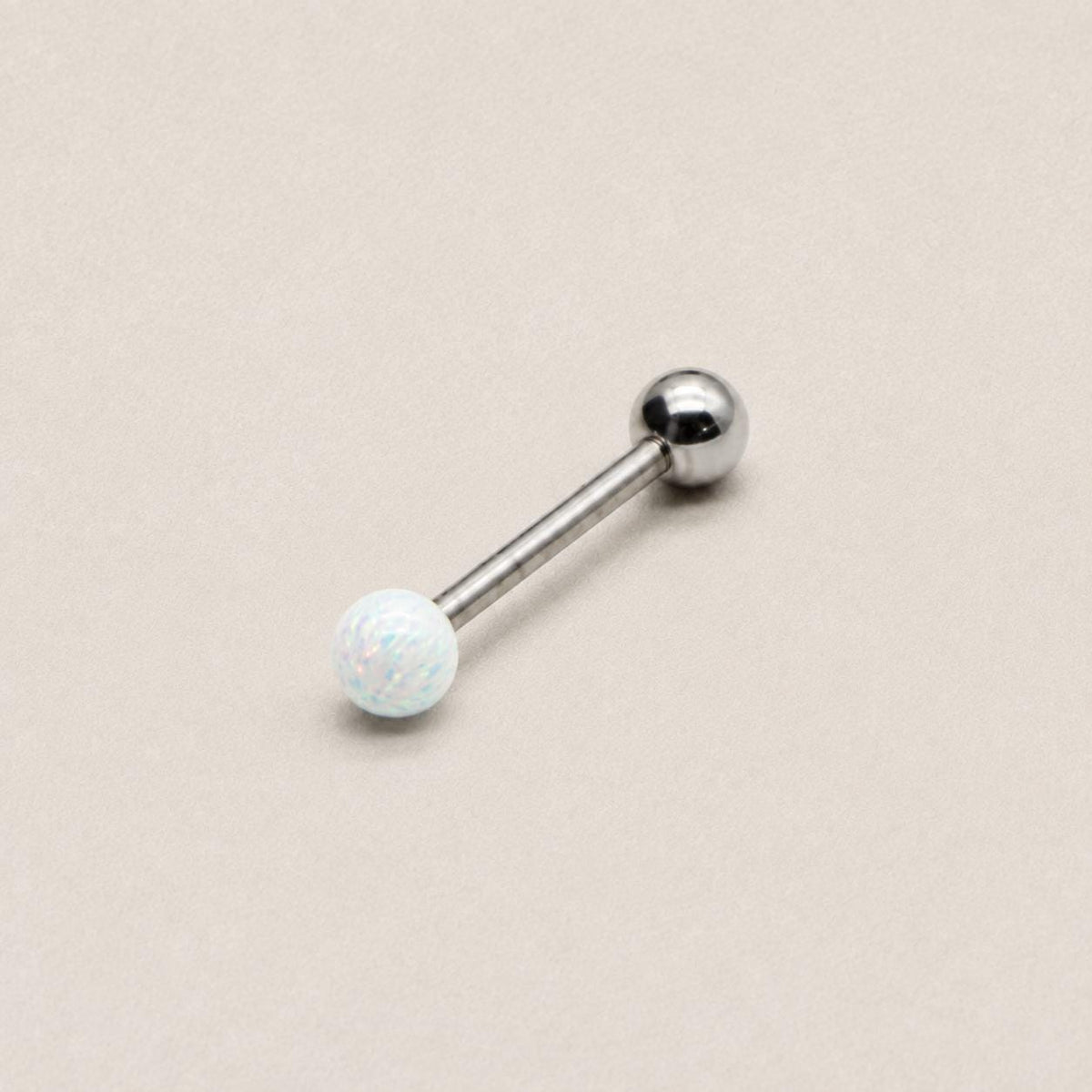 Fire Opal Titanium Barbell detail 9