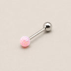 Fire Opal Titanium Barbell detail 10