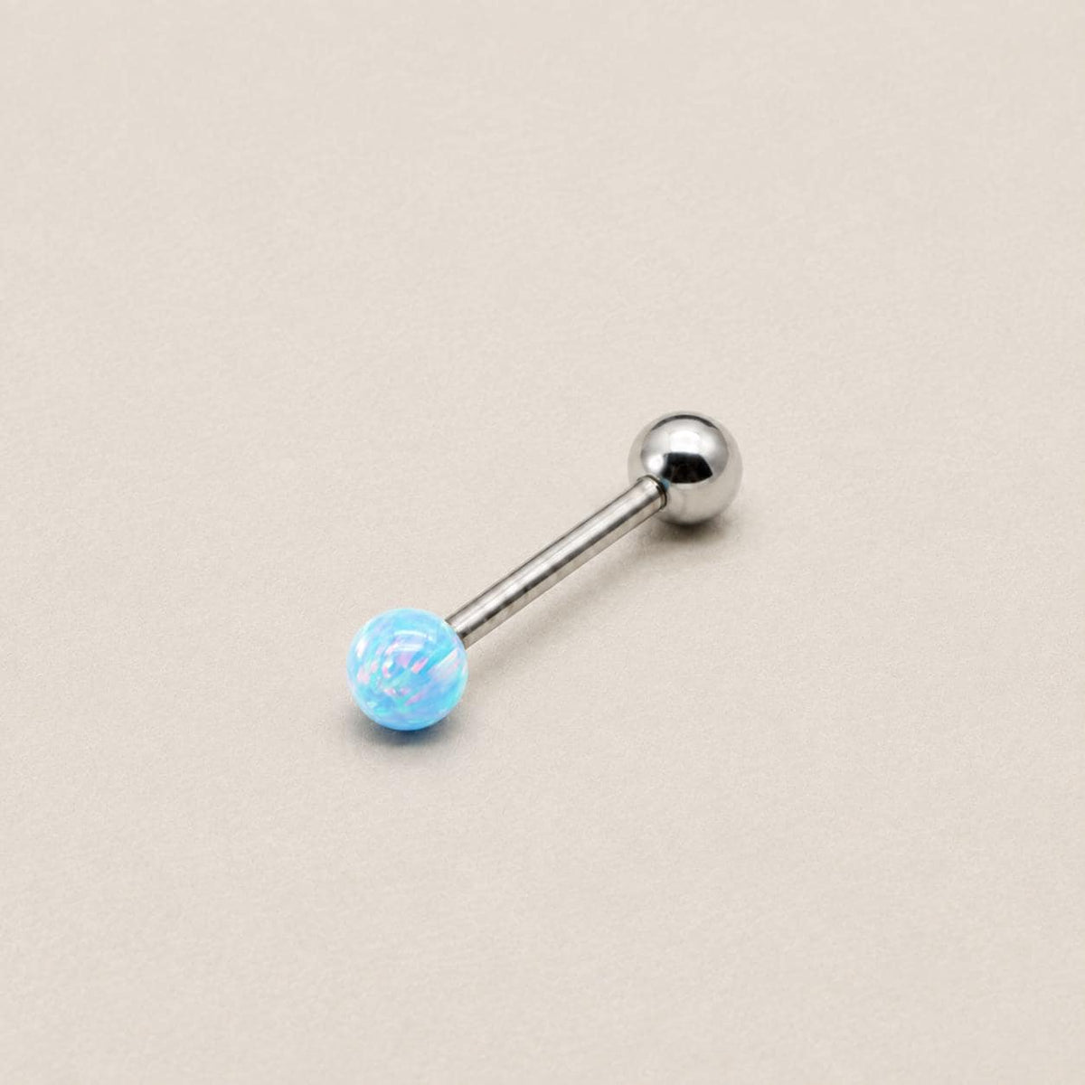 Fire Opal Titanium Barbell detail 11