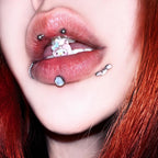 Kawaii Bunny & Bear Titanium Barbell detail 4