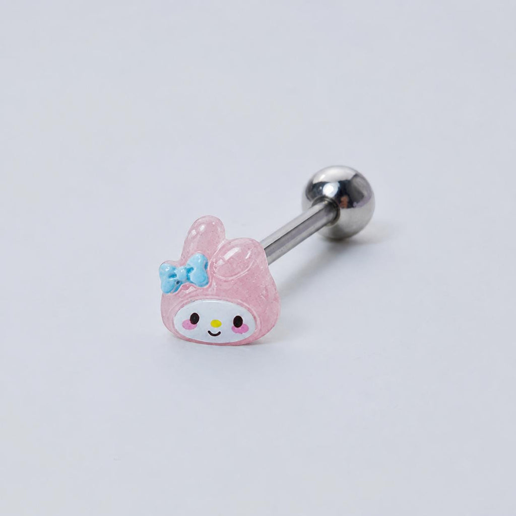 Kawaii Bunny & Bear Titanium Barbell detail 10