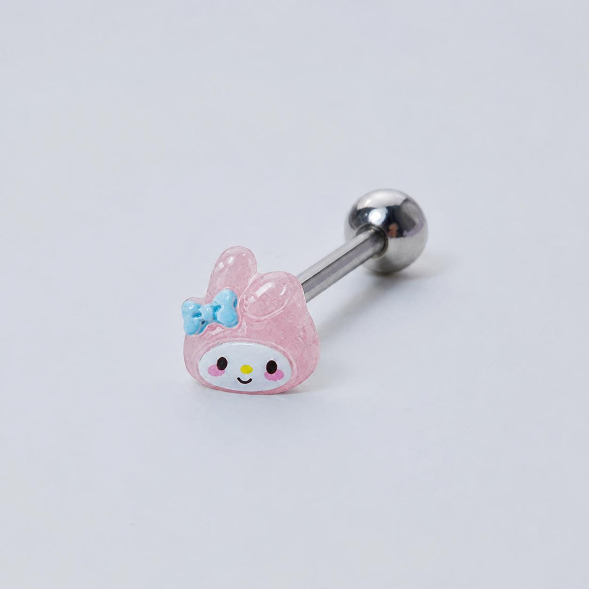 Kawaii Bunny & Bear Titanium Barbell detail 10