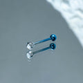 Gradient CZ Titanium Barbell detail 3