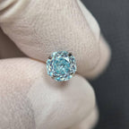 Rose Cut CZ Titanium Barbell detail 11
