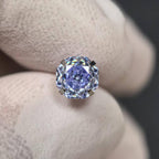 Rose Cut CZ Titanium Barbell detail 15