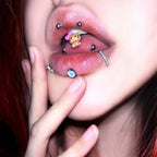 Bow Kitty Titanium Barbell detail 5