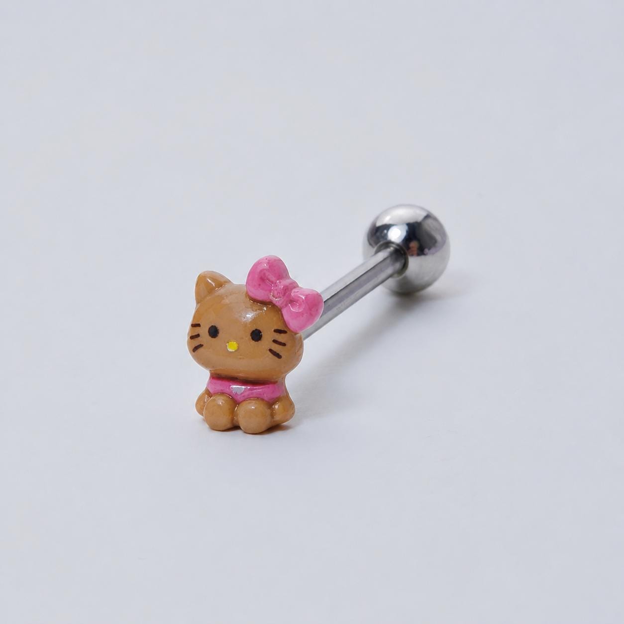 Bow Kitty Titanium Barbell detail 9