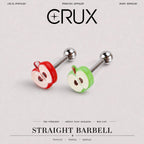 Apple Slice Titanium Barbell