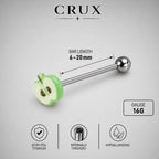 Apple Slice Titanium Barbell detail 11
