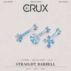 Snowflake Titanium Barbell