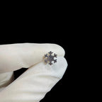 Snowflake Titanium Barbell detail 3