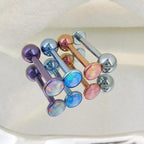 Australian Opal Titanium Barbell detail 7