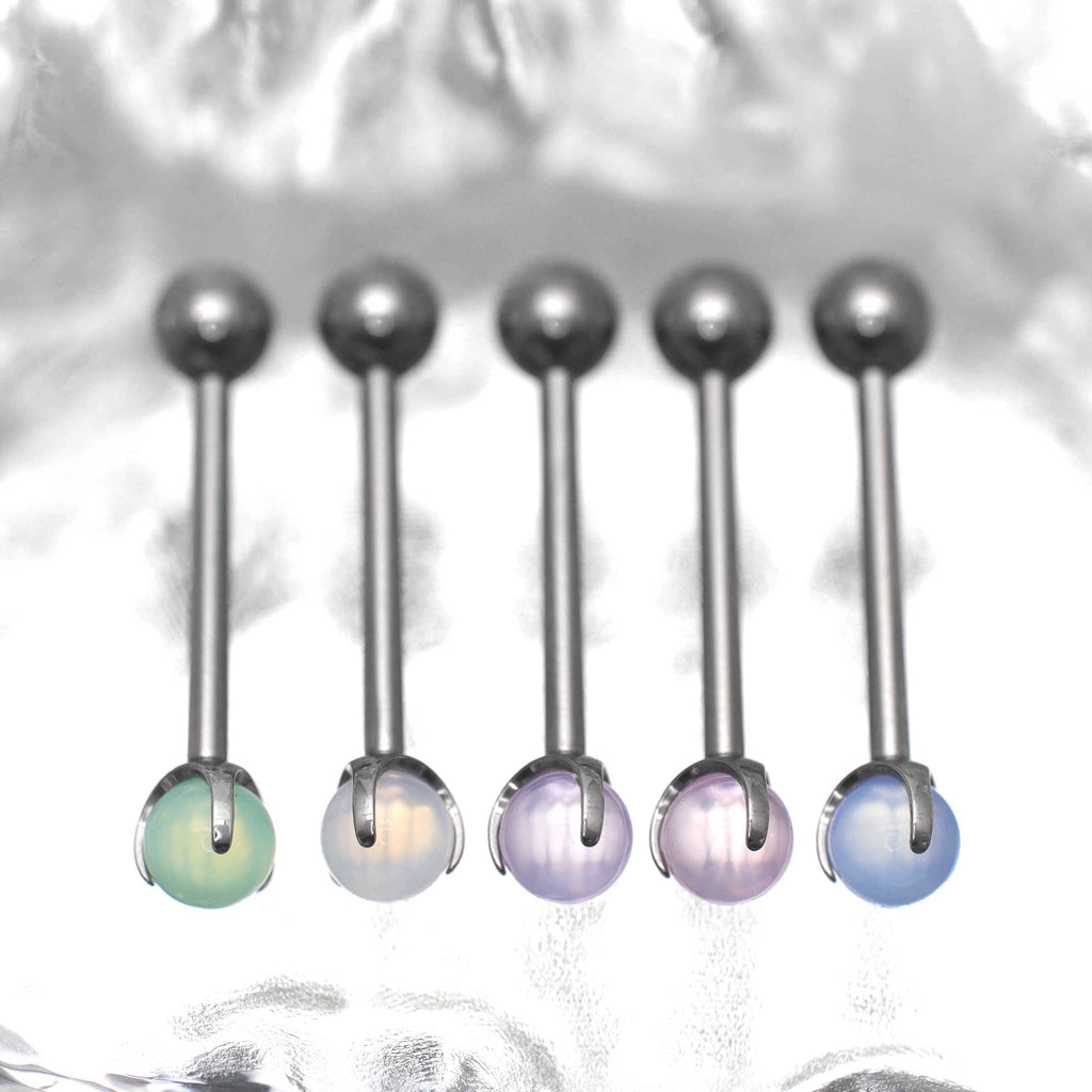 ETSY 4565834107 | IMAGE 3 | Pastel Opalite Titanium Barbell