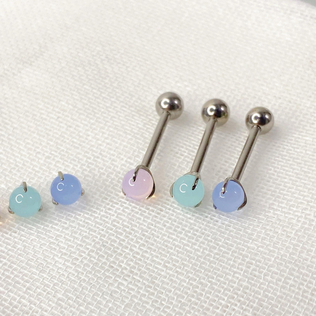 ETSY 4565834107 | IMAGE 7 | Pastel Opalite Titanium Barbell