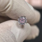 ETSY 4566480218 | IMAGE 10 | Rose Cut CZ Titanium Barbell
