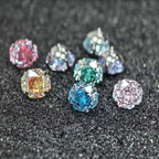 ETSY 4566480218 | IMAGE 3 | Rose Cut CZ Titanium Barbell